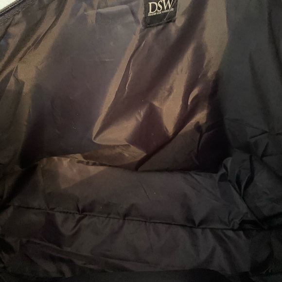 DSW Navy Felt Weekender Bag - Picture 6 of 6